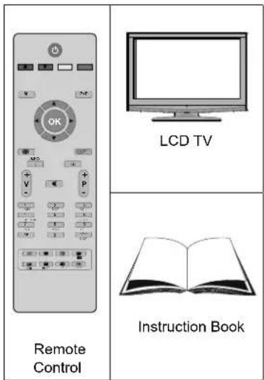 TECHWOOD VL19TV1001 - Package Contents - 1
