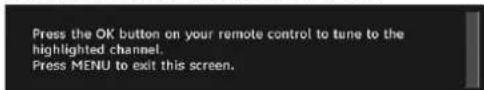 TECHWOOD VL19TV1001 - On Screen Help - 1