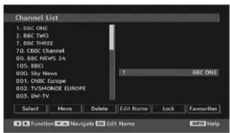 TECHWOOD VL19TV1001 - Renaming Channels - 1