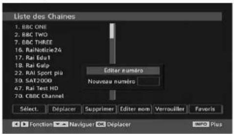 TECHWOOD VL19TV1001 - Déplacement des chaînes dans la liste de chaînes - 1