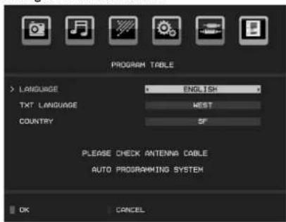 TECHWOOD VL19TV1001 - Auto Channel Scan (Retune) - 3