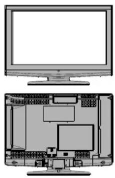 TECHWOOD VL19TV1001 - VUE AVANT et ARRIÈRE VUE LATÉRALE Boutons de contrôle - 1