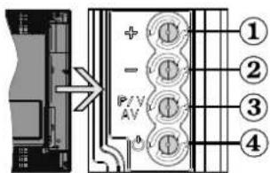 TECHWOOD VL19TV1001 - LCD TV and Operating Buttons - 2