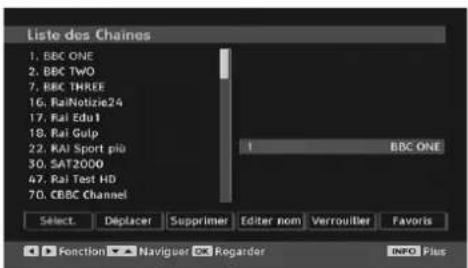 TECHWOOD VL19TV1001 - Liste des chaînes - 1