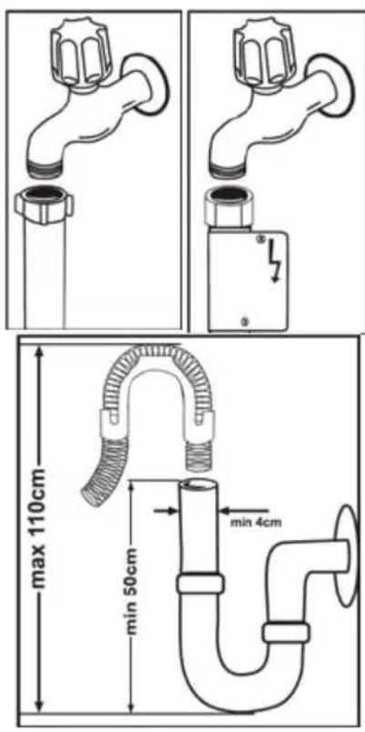 TELEFUNKEN TFVGS60X10A - Water inlet hose - 1