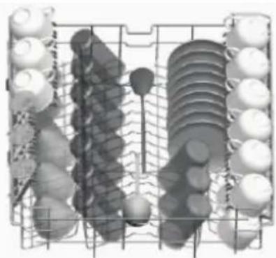 TELEFUNKEN TFVGS60X10A - Top basket - 1