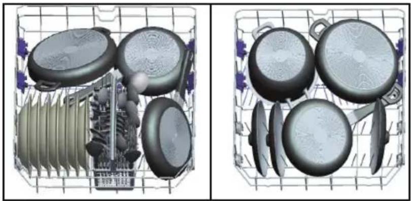 TELEFUNKEN TFVGS60X10A - Alternative basket loads Lower Basket - 1