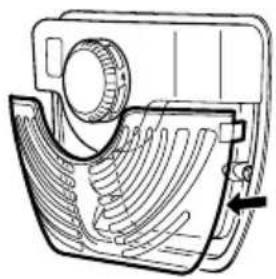 TELEFUNKEN TFK1543FR2 - Replacing the light bulb - 2
