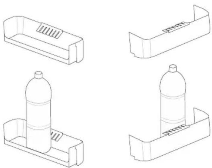 TELEFUNKEN TFK1543FR2 - Bottle holder (In some models) - 2