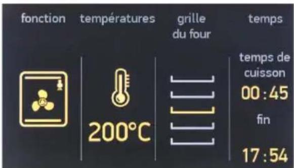 TELEFUNKEN TFEO60EDS10A - Heure de fin de cuisson - 1