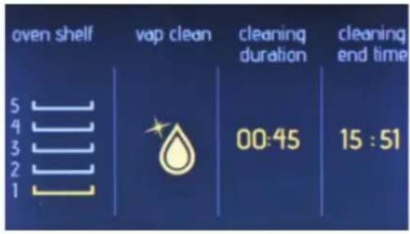 TELEFUNKEN TFEO60EDS10A - Cleaning end time - 1