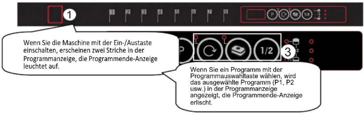 TELEFUNKEN TFVGS45X10A - Maschine einschalten und ein Programm ausgehalten - 1