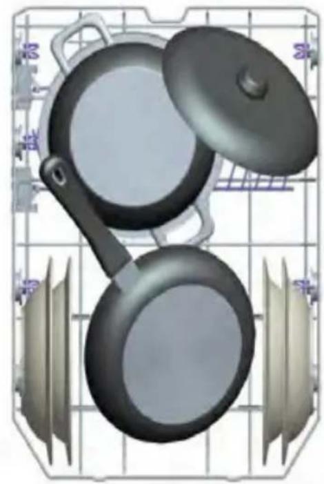 TELEFUNKEN TFVGS45X10A - Panier supérieur à couverts - 4