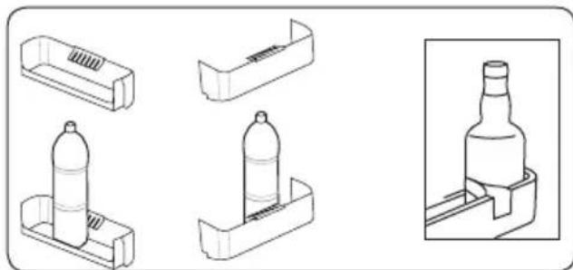 TELEFUNKEN TFEKGK178X10A++ - Bottle holder (In some models) - 1