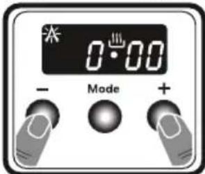 TELEFUNKEN TFEHI60SW10A - Utilisation de la minuterie numérique Réglage de l'heure - 1