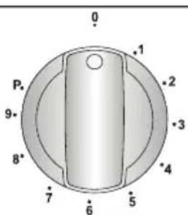 TELEFUNKEN TFEHI60SW10A - Control of the Induction zone - 1