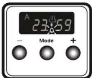 TELEFUNKEN TFEHI60SW10A - Audible warning time adjustment - 3
