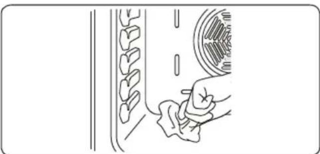 TELEFUNKEN TFEHI60SW10A - Cleaning the inside of the Oven - 1
