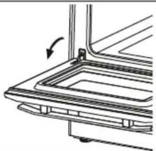 TELEFUNKEN TFEHI60SW10A - Removal of oven door - 1