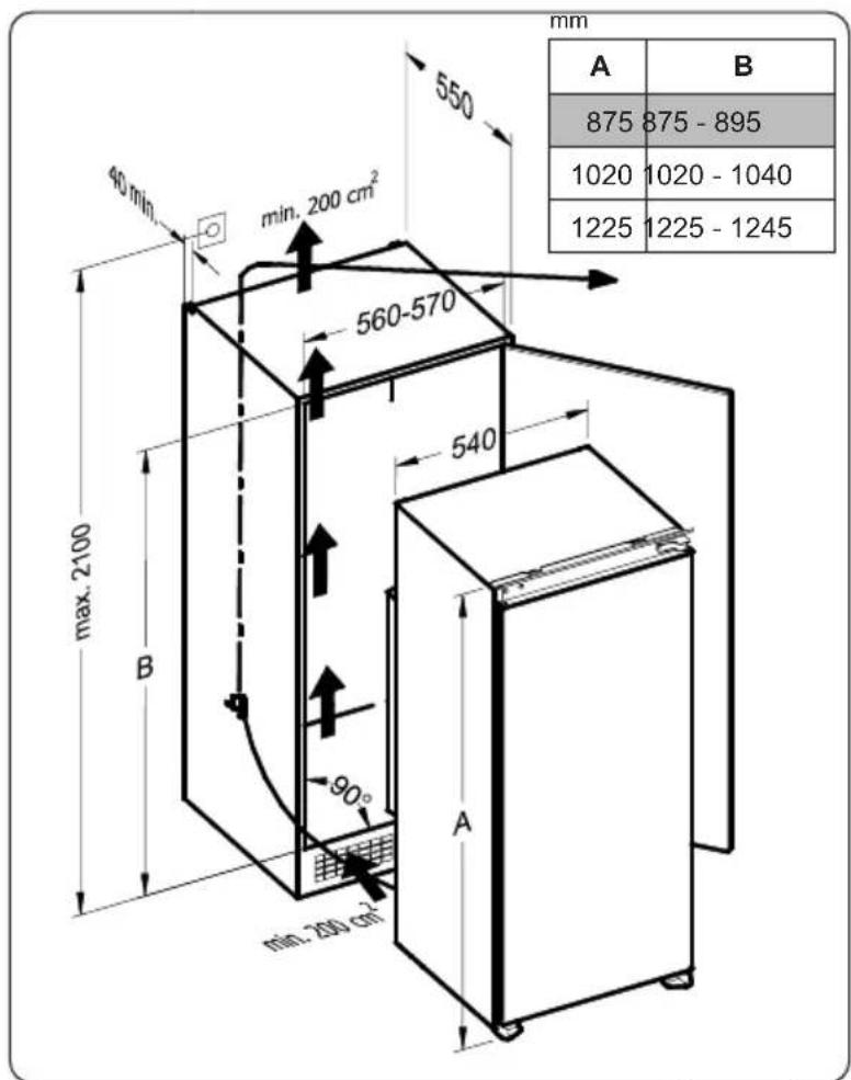 TELEFUNKEN TFEGS88X10A++ - Installation instaructions and door reversibility - 2