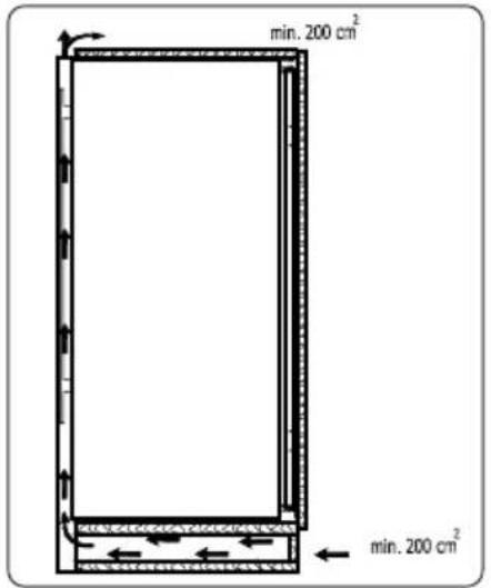 TELEFUNKEN TFEKS123X10A++ - INSTRUCTIONS DE MONTAGE ET REVERSIBILITE DES PORTES - 2