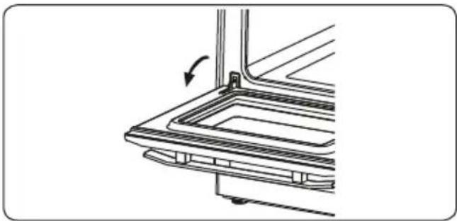 TELEFUNKEN TFEH60SW10A - Removal of oven door - 1