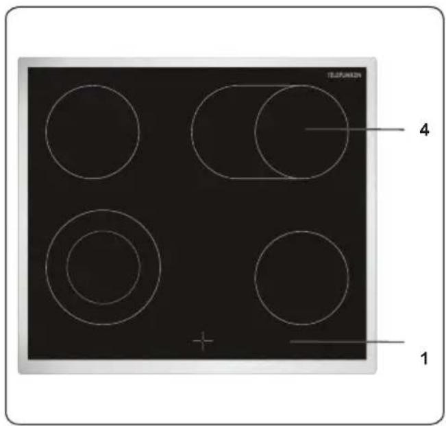 TELEFUNKEN TFEH60SW10A - List of Components - 2