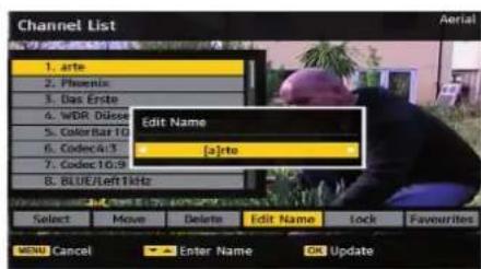 TELEFUNKEN TF2636X880LU - Renaming channels - 1