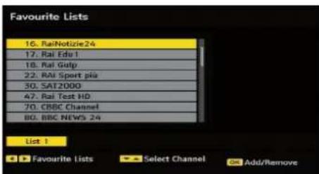 TELEFUNKEN TF2636X880LU - Setting Favourites - 1