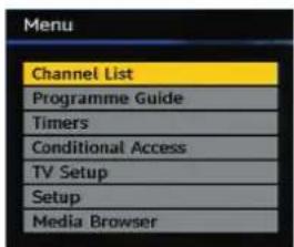 TELEFUNKEN TF2636X880LU - IDTV Menu System - 1