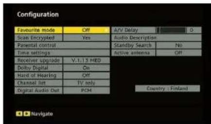 TELEFUNKEN TF2636X880LU - Configuration - 1