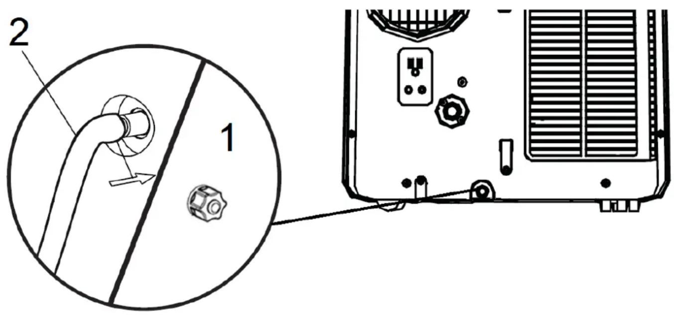 TELEFUNKEN TECHCLIM9 - Water draining operation: - 1