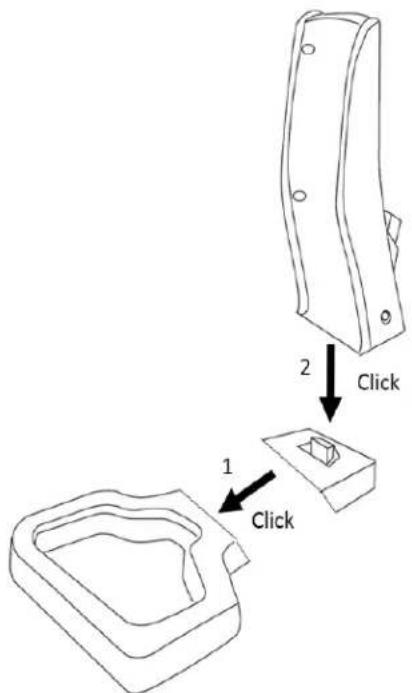 TELEFUNKEN HCTB5 - Assembling the charging base - 1