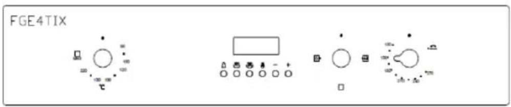 CATA GIGA 750 BK - DESCRIPTION DE LOS CONTROLES DEL PANEL FRONTAL - 4