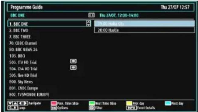 Tucson TL8102B11 - EPG Channel Schedule - 1