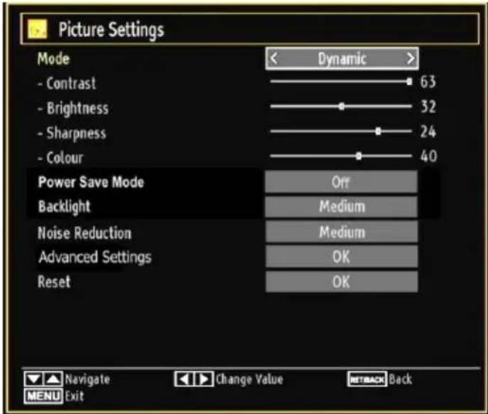 Tucson TL8102B11 - Configuring Picture Settings - 1