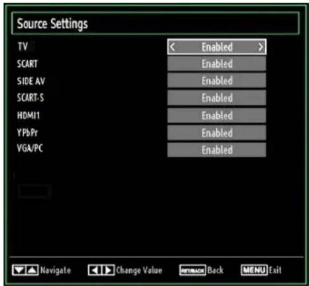 Tucson TL8102B11 - Configuring Source Settings - 1