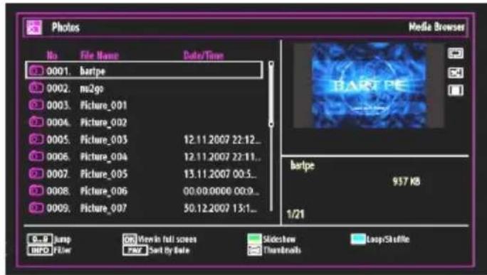 Tucson TL8102B11 - Viewing Photos via USB - 1