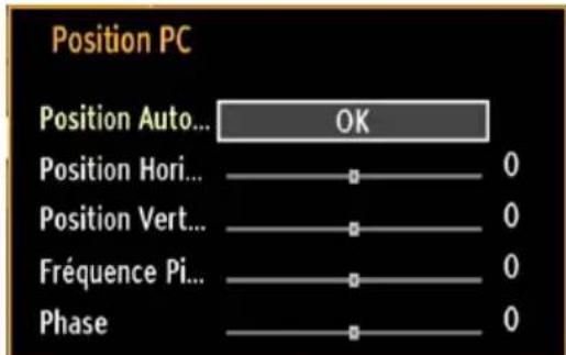 Tucson TL8102B11 - Réglages de l'image du PC - 1