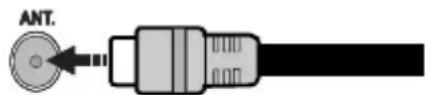 Tucson TL39DLED309B19 - Branchement de l'antenne - 1