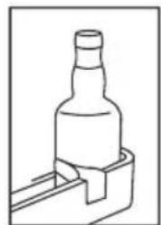 WALTHAM WRC290WS - Soporte para botella (Sólo en algunos modelos) - 1