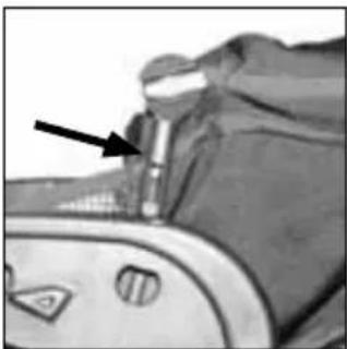 Teutonia Delta - Removing the seat cover with fall-out protection - 1