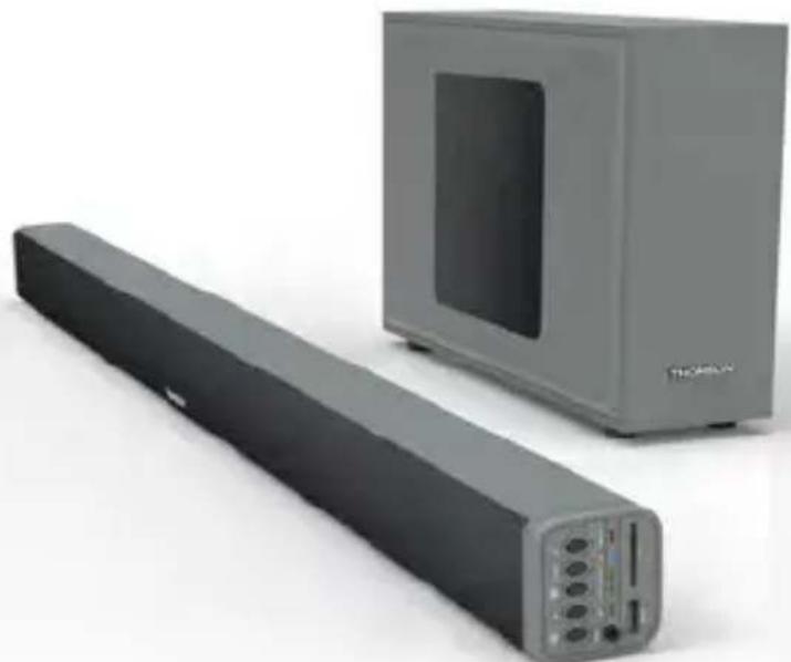 THOMSON SB250BT - BLUETOOTH / USB/ SD / INGRESSO OTTICO / INGRESSO AUDIO - 1