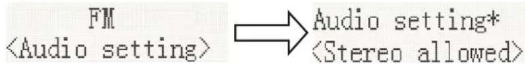 THOMSON MIC250IDABBT - Audio Setting - 1