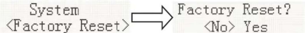 THOMSON MIC250IDABBT - Reset do ustawien fabrycznych - 1