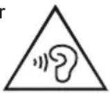 THOMSON MIC200IDABBT - WARNING Gefahr von Gehörschäden - 1