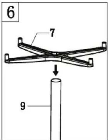 tepro Bluefield 4032 - Asamblarea gratarului - 6