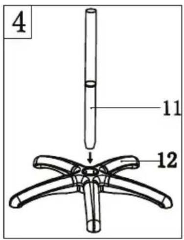 tepro Bluefield 4032 - Asamblarea gratarului - 4