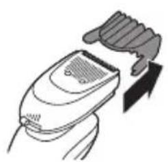 PHILIPS Series 6000 S6680 - Uso del accesorio perfilador de barba con peine (solo modelospecíficos) - 2