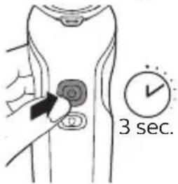 PHILIPS Series 6000 S6680 - Activating the travel lock - 1
